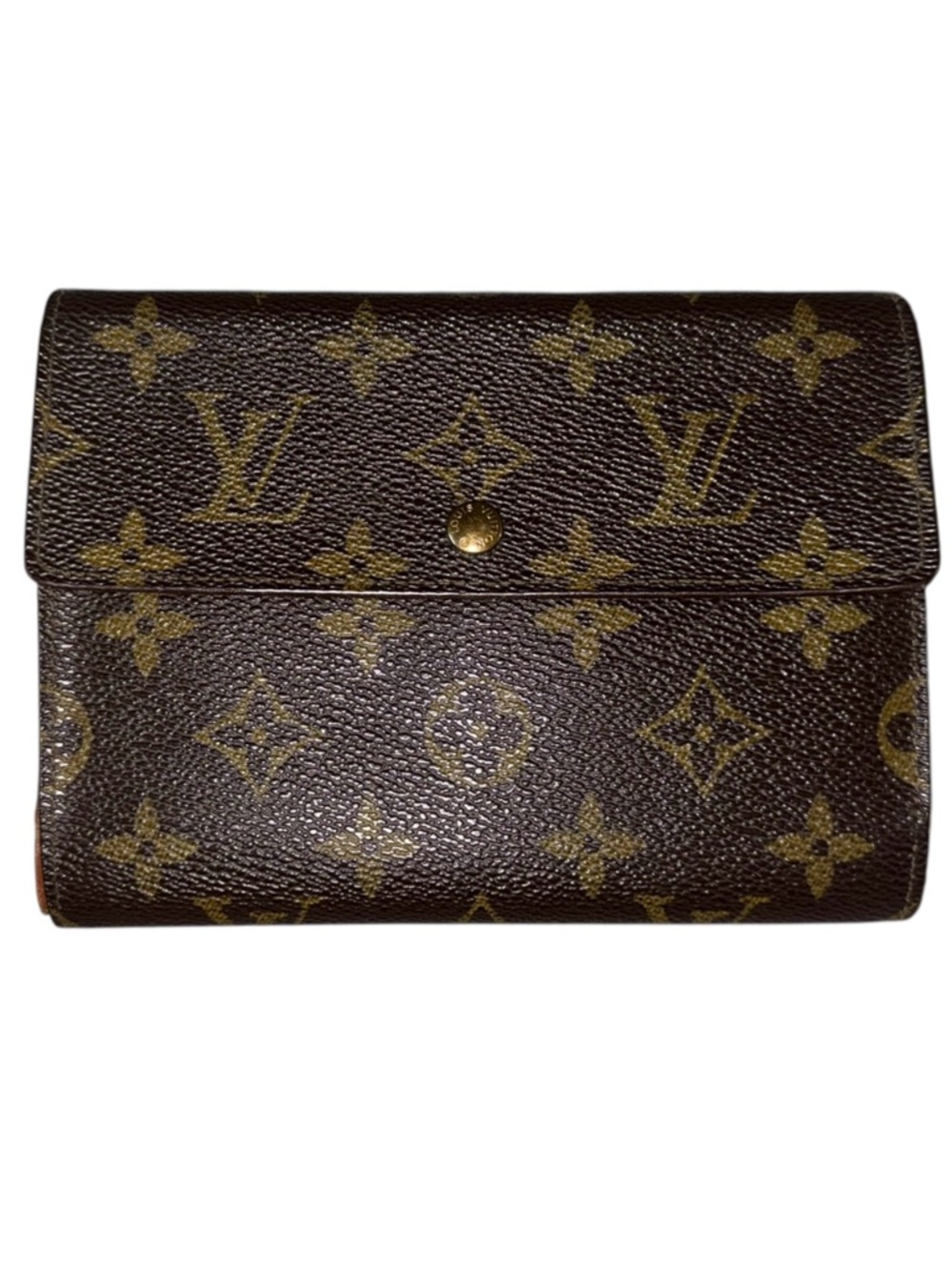 LOUIS VUITTON LV Monogram Porte Tresor Papiers Trifold Wallet